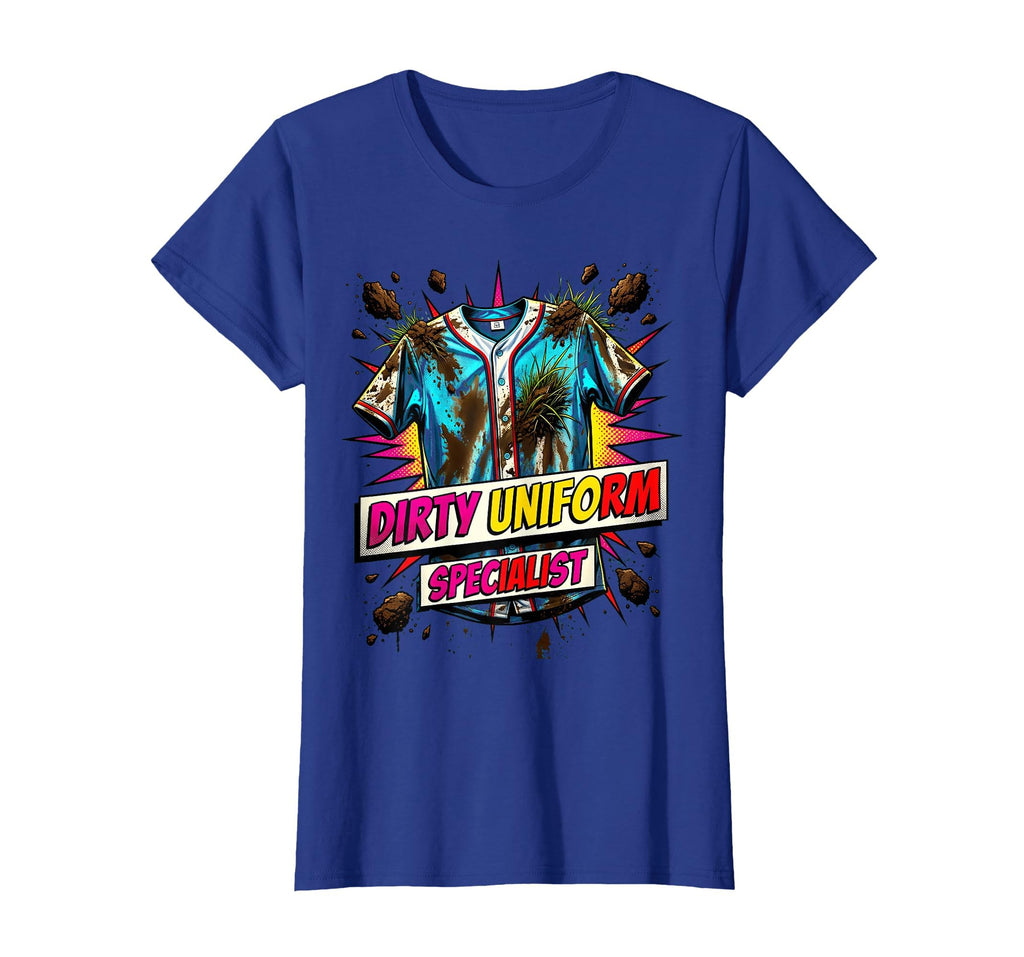 Dirty Uniform Specialist Mom Baseball T-Shirt - Minimalist Print for Adults - T-Shirt, Sweatshirt, Hoodie