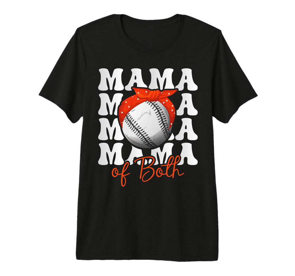 Leopard Mothers Day Mama Mom Both T-Shirt - Casual Everyday Wear Unisex - T-Shirt, Sweatshirt, Hoodie