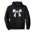 Baseball Coquette Bow Baseball Mom Hoodie - Trendy Graphic Men Women - T-Shirt, Sweatshirt, Hoodie