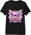 Ski Mom Skiing Mother's Day Skier Mama Merch - Adult & Kids T-Shirts, Sweatshirts & Hoodies apparel design preview 1