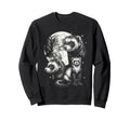 Ferret 90S Aesthetic Y2K Funny Sweatshirt - Custom Art Print Men Women - T-Shirt, Sweatshirt, Hoodie