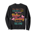 Roller Skating Skate 1970S Watercolor Sweatshirt - Graphic Print Unisex - T-Shirt, Sweatshirt, Hoodie