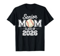 Senior Mom Baseball Class 2026 T-Shirt - Aesthetic Graphic Unisex - T-Shirt, Sweatshirt, Hoodie