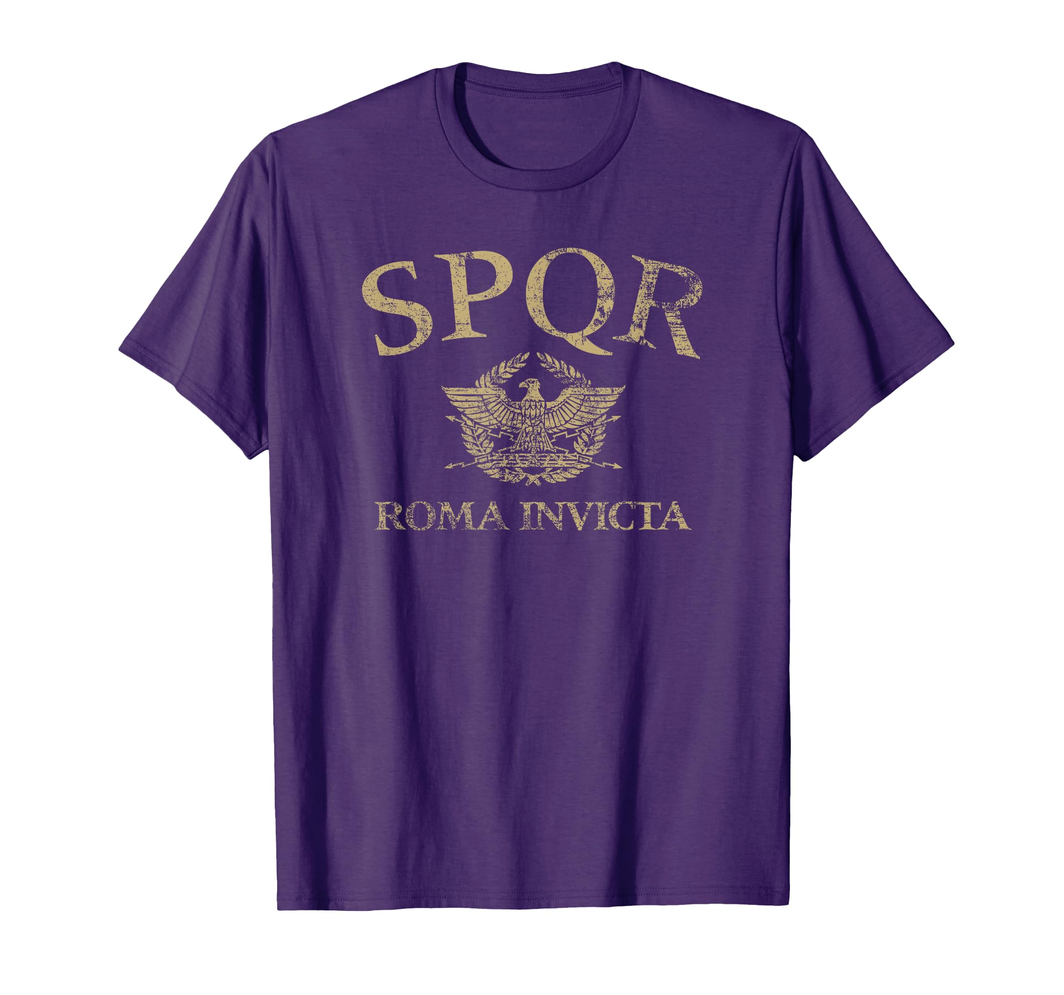 Spqr Arched Roman Eagle Roma T-Shirt - Casual Everyday Wear for Adults - T-Shirt, Sweatshirt, Hoodie