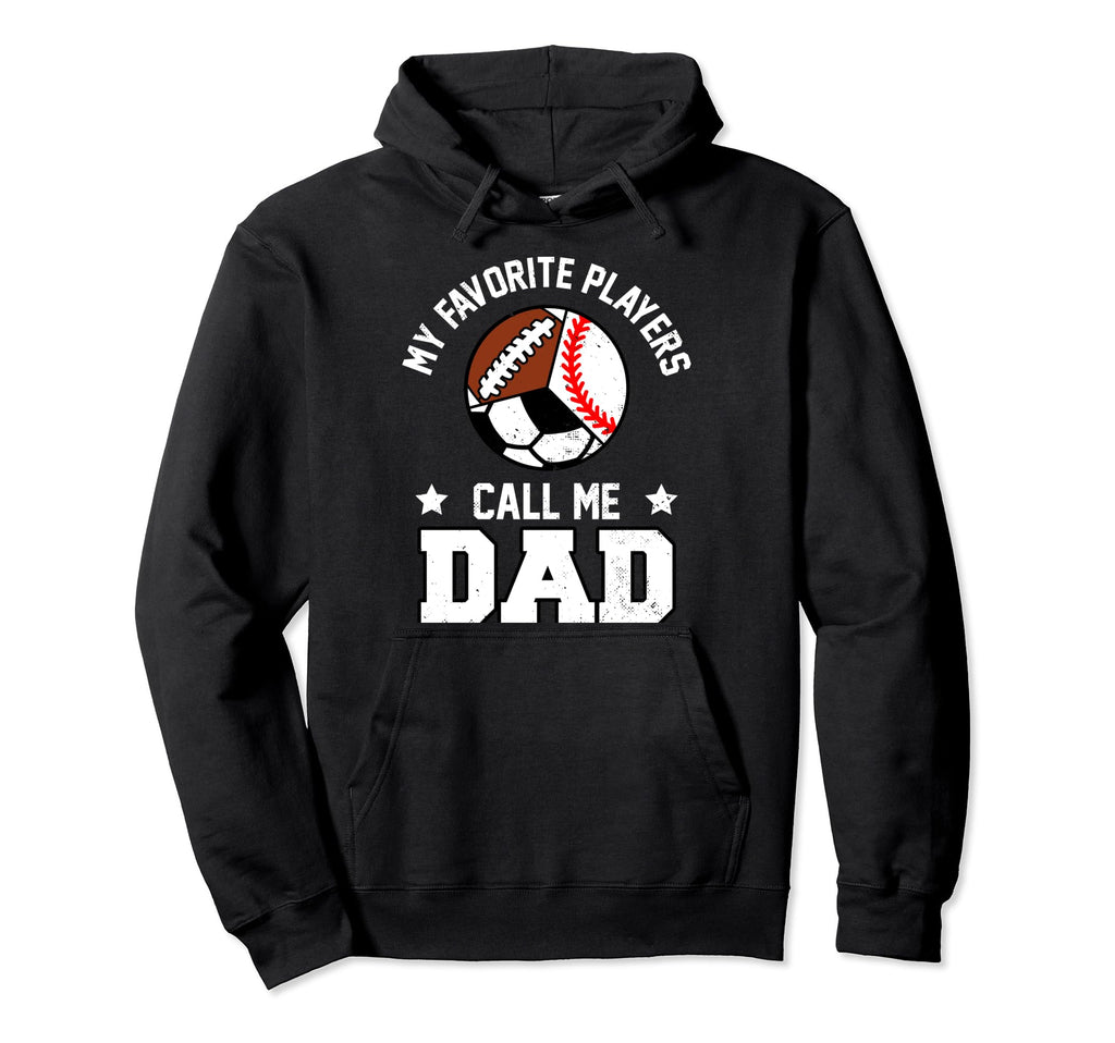 My Favorites Baseball Soccer Football Hoodie - Custom Art Print Men Women - T-Shirt, Sweatshirt, Hoodie