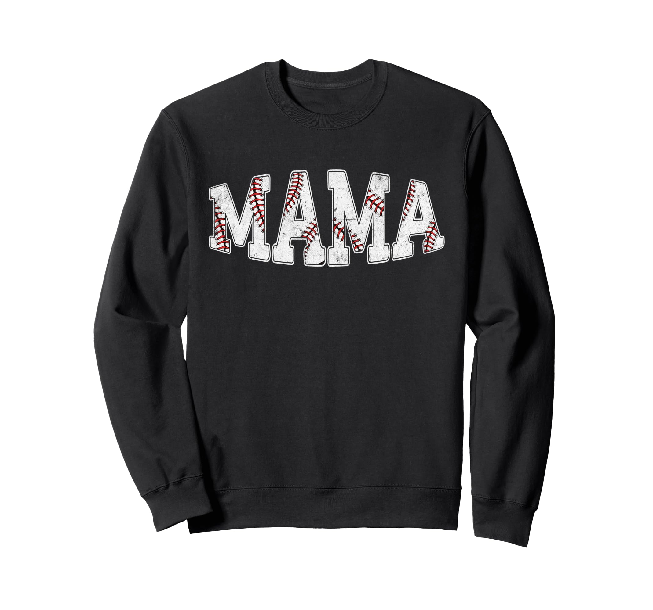 Baseball Mama Mom Sporty Player Sweatshirt - Aesthetic Graphic Unisex - T-Shirt, Sweatshirt, Hoodie
