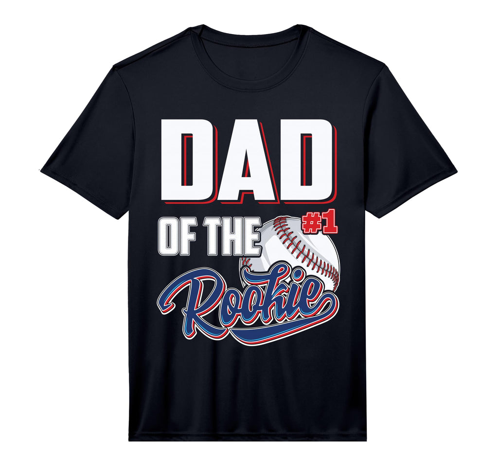 Dad Rookie 1 Years Old Team 1St Birthday T-Shirt - Custom Art Print Unisex - T-Shirt, Sweatshirt, Hoodie