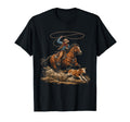 Cowboy Roping Calf Rodeo Country T-Shirt - Streetwear Style for Adults - T-Shirt, Sweatshirt, Hoodie