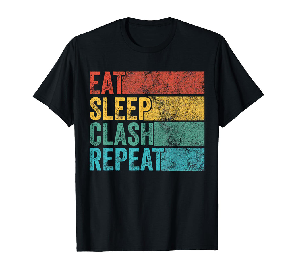 Eat Sleep Clash Repeat Gaming Clans T-Shirt - Custom Art Print Men Women - T-Shirt, Sweatshirt, Hoodie