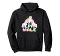 Alpha Male Funny Unicorn Y2K Hoodie - Fun Novelty Design Men Women - T-Shirt, Sweatshirt, Hoodie