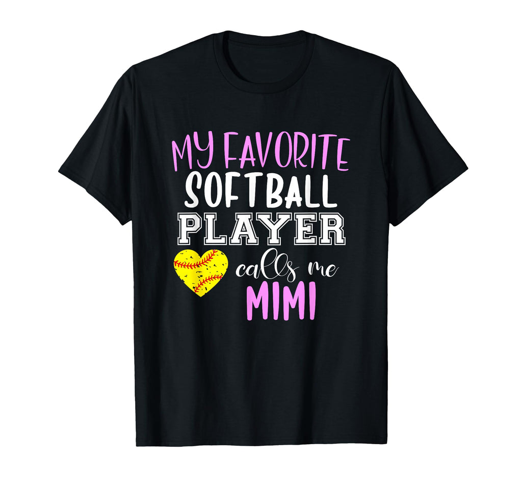 My Favorite Softball Player Call Me T-Shirt - Aesthetic Graphic for Adults - T-Shirt, Sweatshirt, Hoodie