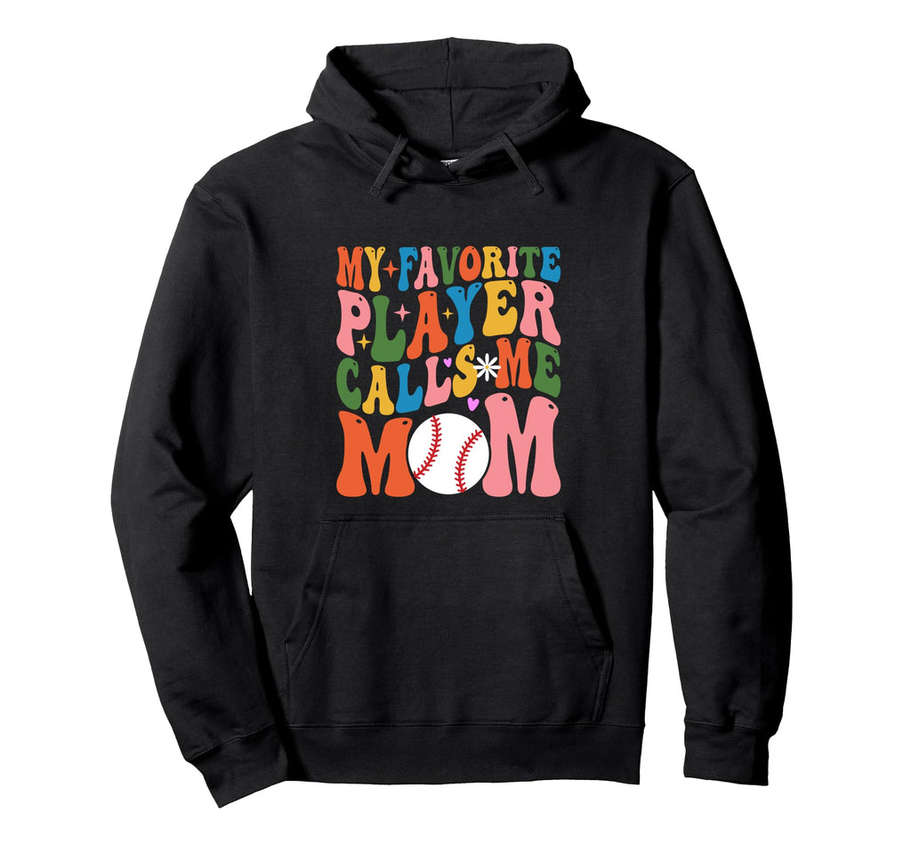 Groovy My Favorite Baseball Hoodie - Casual Everyday Wear for Adults - T-Shirt, Sweatshirt, Hoodie