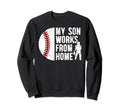 My Son Baseball Catcher Dad Sweatshirt - Custom Art Print for Adults - T-Shirt, Sweatshirt, Hoodie