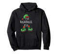 Baseball Elf Funny Matching Family Hoodie - Fun Novelty Design Men Women - T-Shirt, Sweatshirt, Hoodie