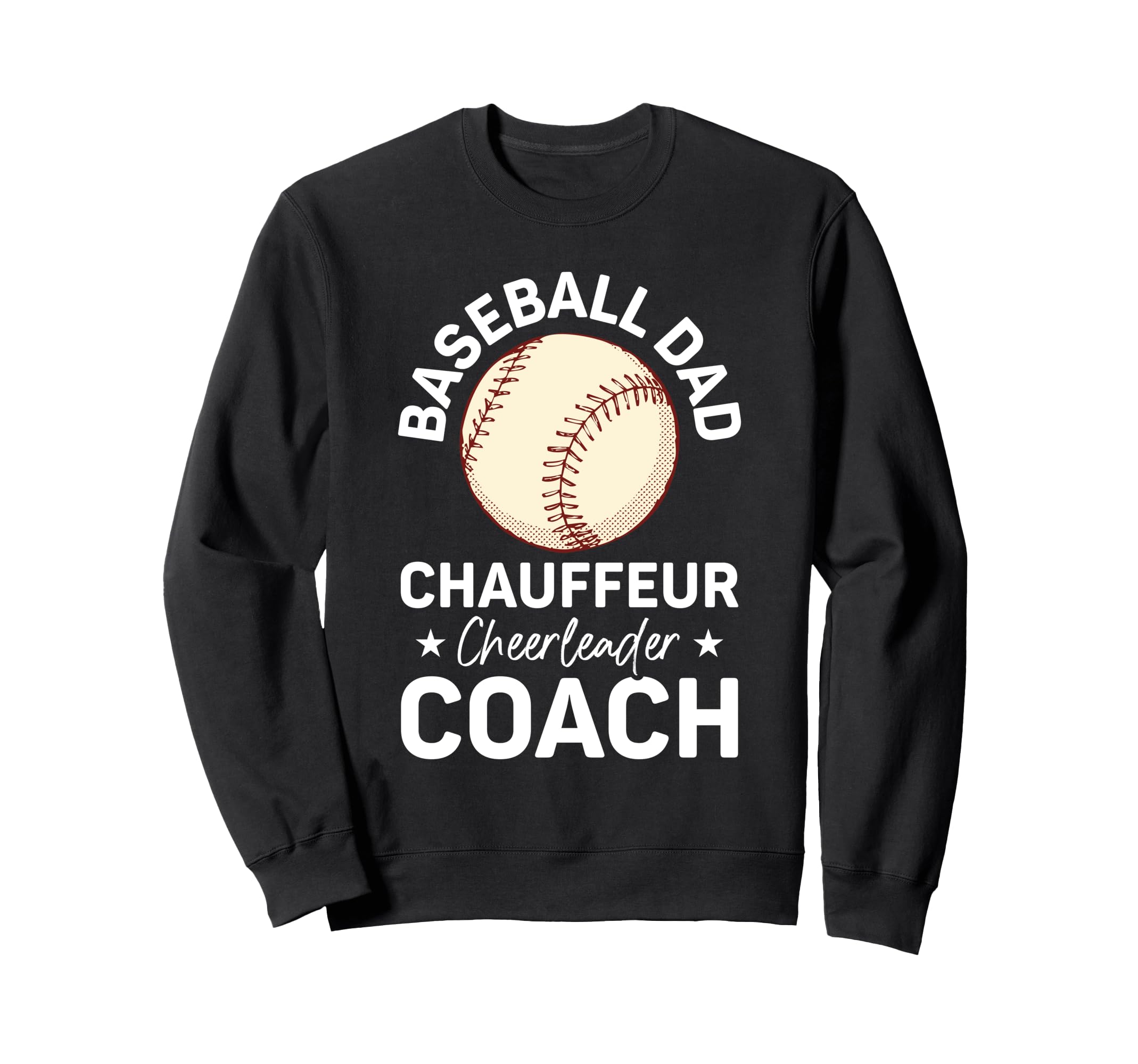 Fathers Day Baseball Dad Parent Sweatshirt - Unique Graphic Men Women - T-Shirt, Sweatshirt, Hoodie