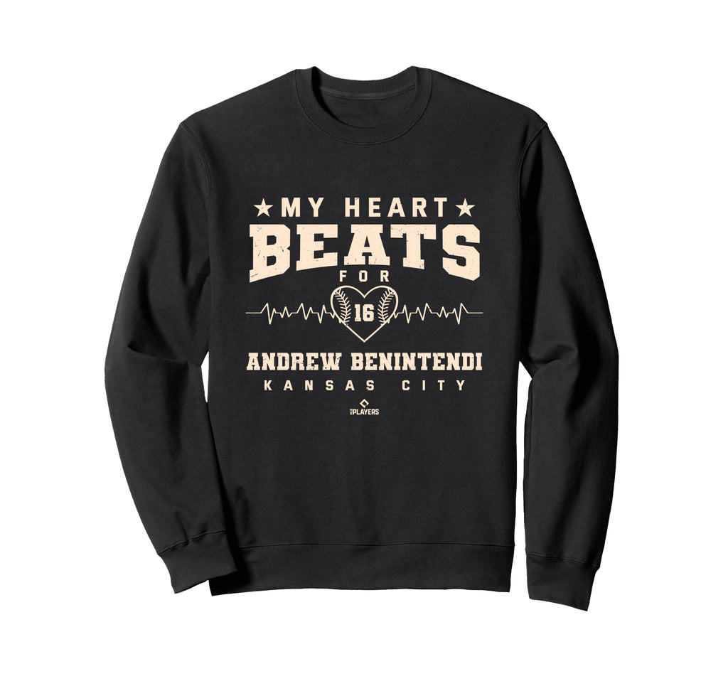 My Heart Beats Andrew Benintendi Sweatshirt - Minimalist Print Men Women - T-Shirt, Sweatshirt, Hoodie
