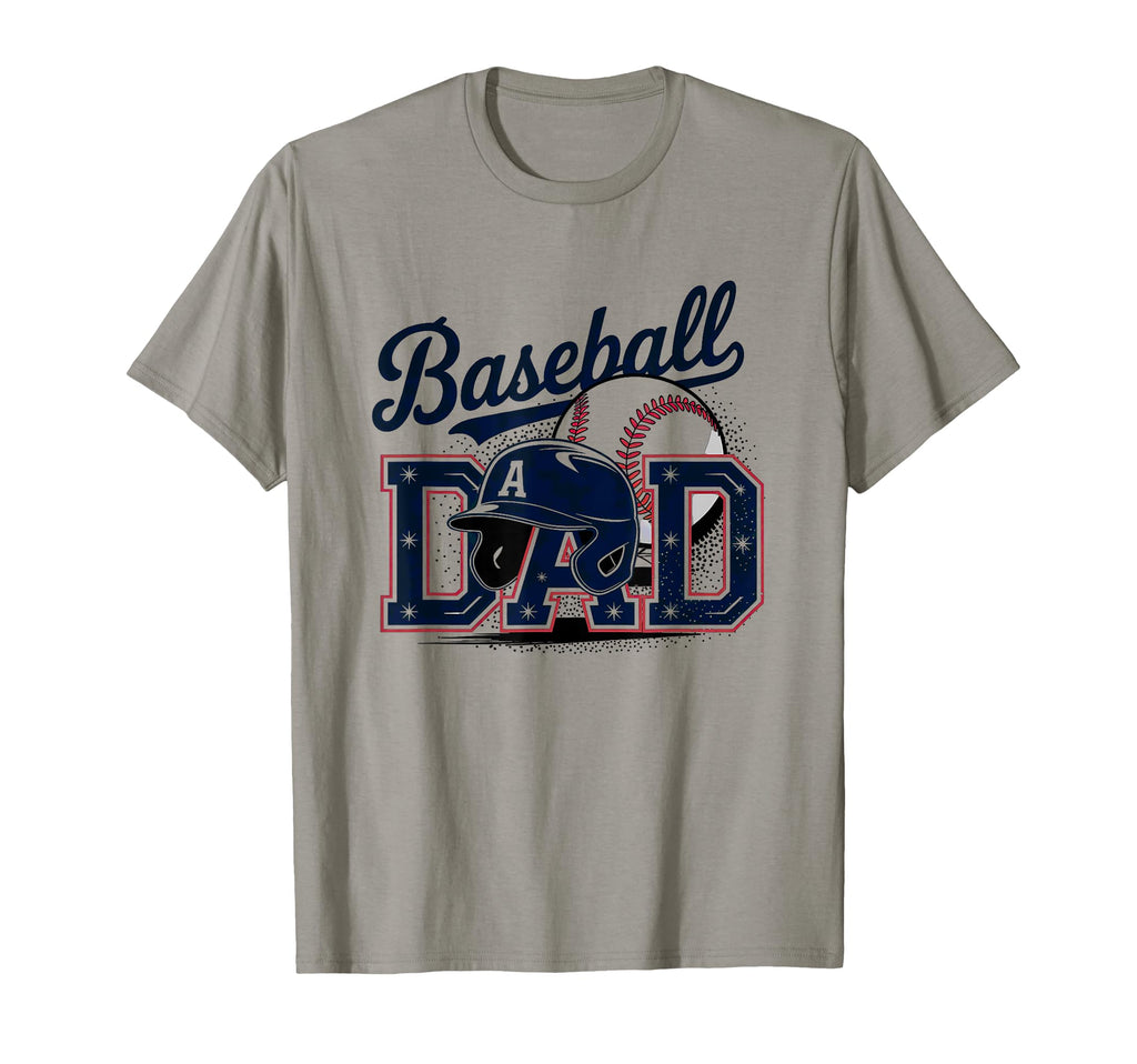 Baseball Dad Proud Fathers Sports Gear T-Shirt - Unique Graphic Men Women - T-Shirt, Sweatshirt, Hoodie