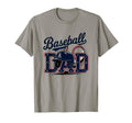 Baseball Dad Proud Fathers Sports Gear T-Shirt - Unique Graphic Men Women - T-Shirt, Sweatshirt, Hoodie