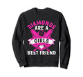 Diamonds Are Best Friend Sweatshirt - Casual Everyday Wear for Adults - T-Shirt, Sweatshirt, Hoodie