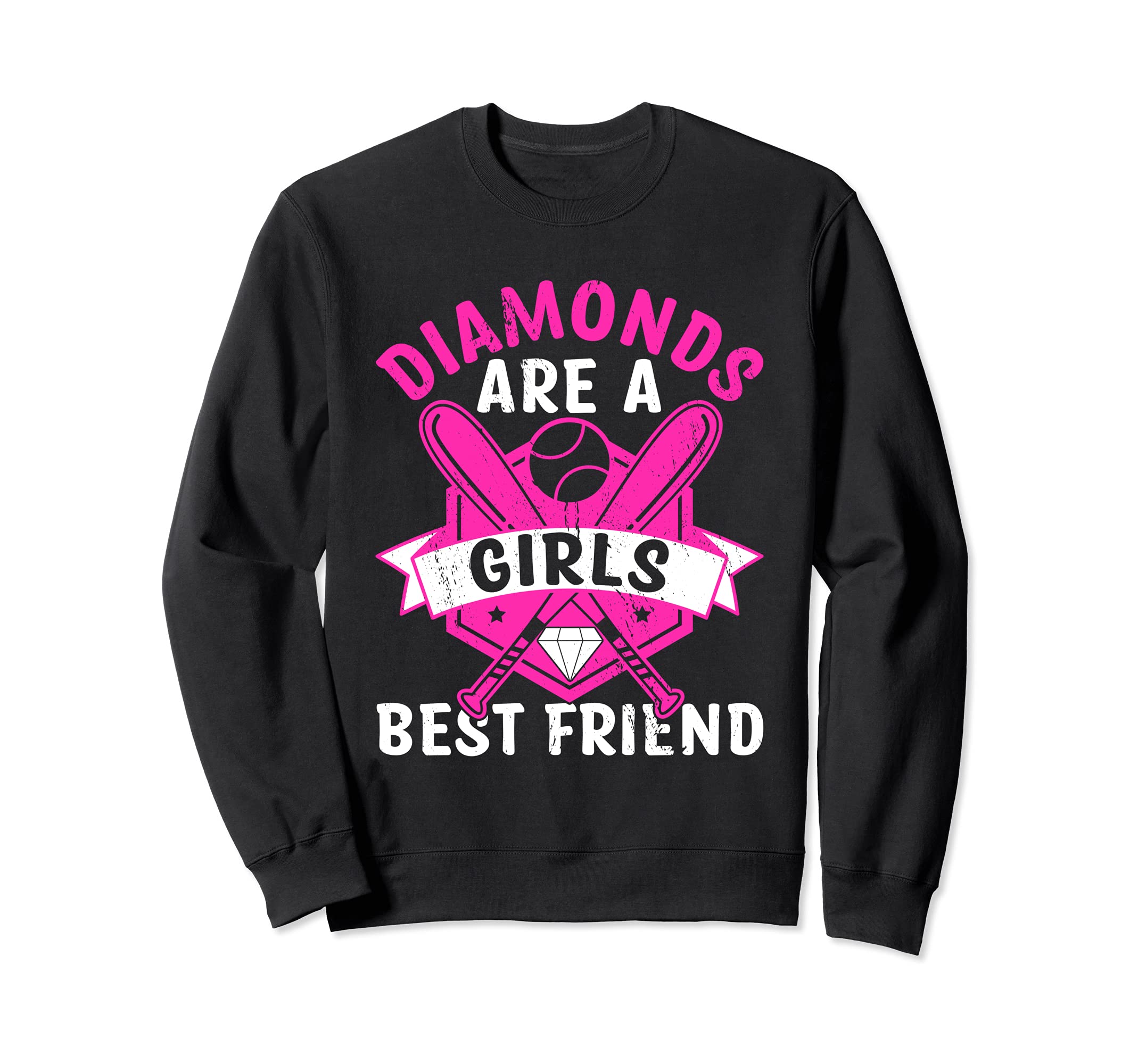Diamonds Are Best Friend Sweatshirt - Casual Everyday Wear for Adults - T-Shirt, Sweatshirt, Hoodie