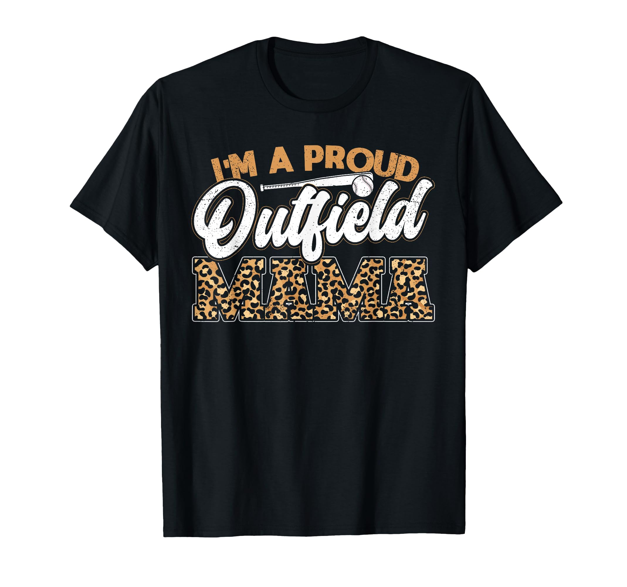 Im Proud Outfield Mama Leopard T-Shirt - Streetwear Style Men Women - T-Shirt, Sweatshirt, Hoodie