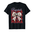 Baseball Mama Coquette Bow Game Day T-Shirt - Minimalist Print for Adults - T-Shirt, Sweatshirt, Hoodie