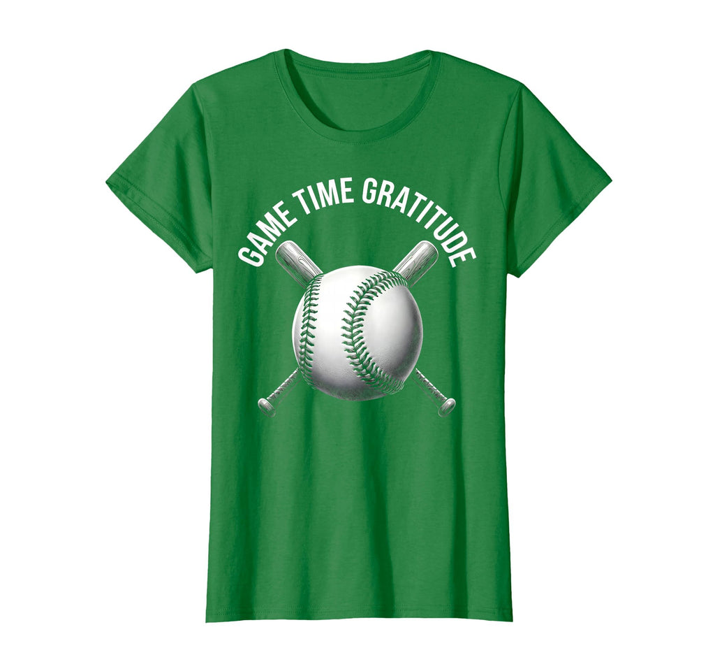 Game Time Gratitude Baseball Mom T-Shirt - Custom Art Print Men Women - T-Shirt, Sweatshirt, Hoodie