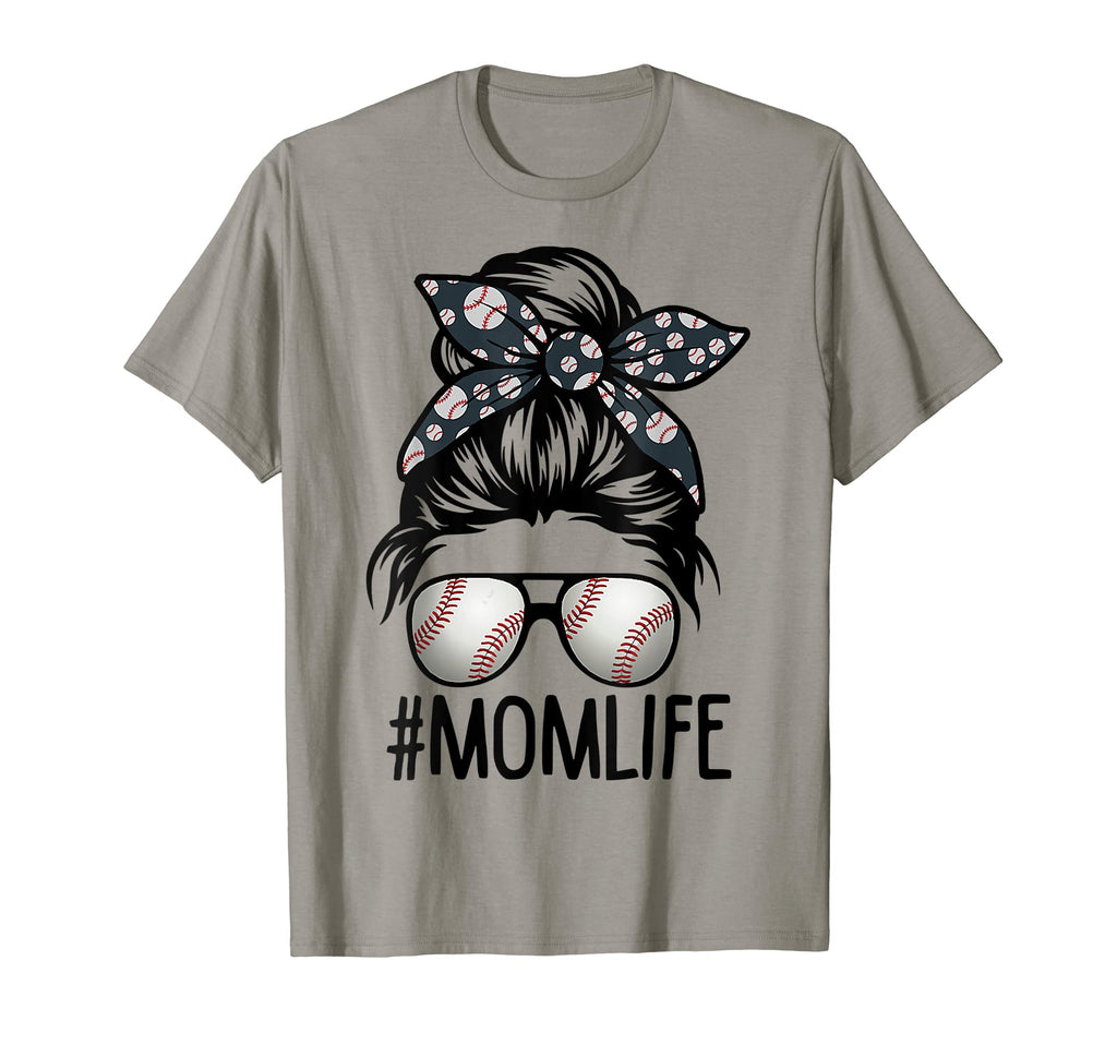 Momlife Softball Baseball Mom Mothers T-Shirt - Novelty Apparel for Adults - T-Shirt, Sweatshirt, Hoodie