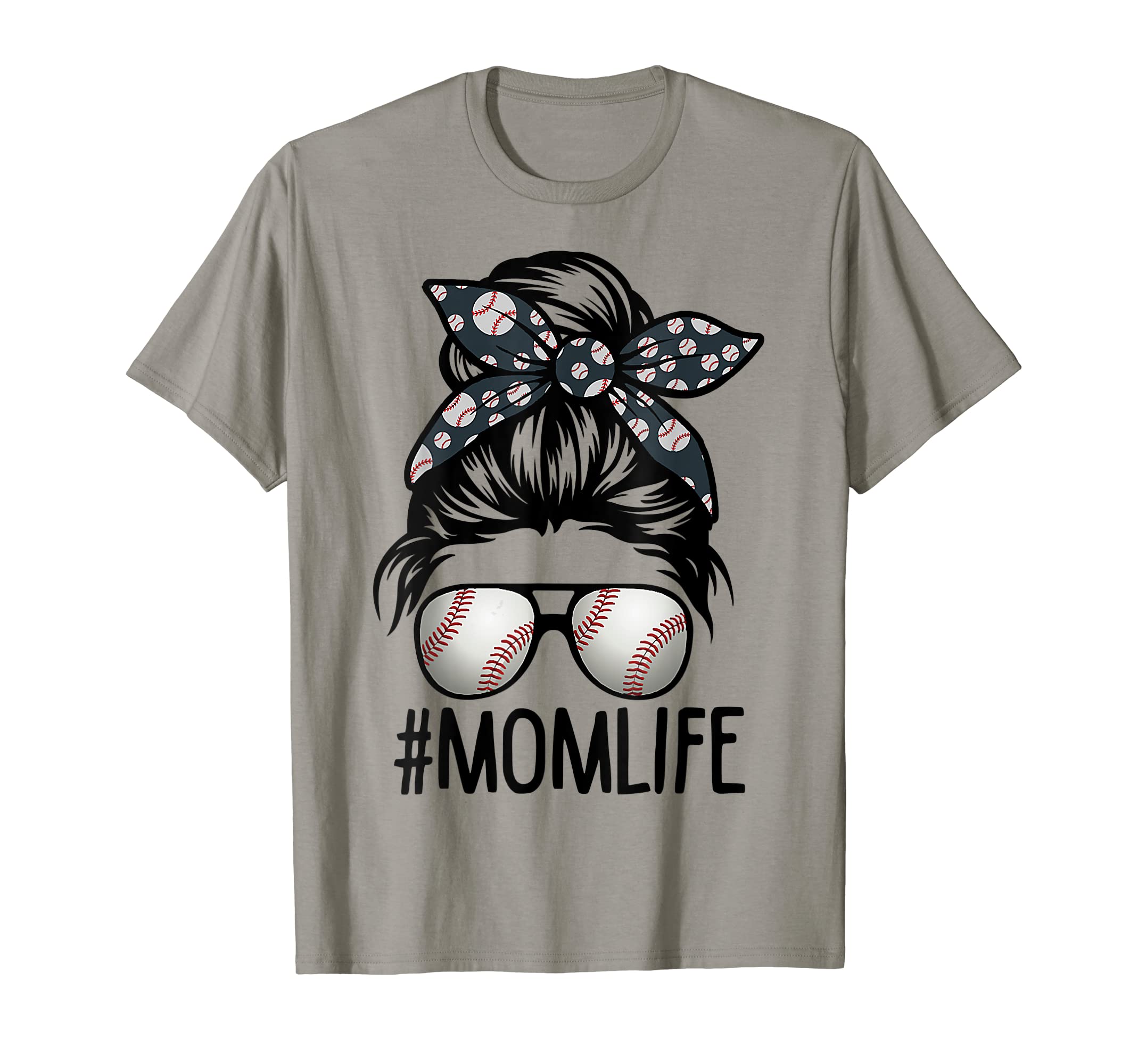 Momlife Softball Baseball Mom Mothers T-Shirt - Novelty Apparel for Adults - T-Shirt, Sweatshirt, Hoodie