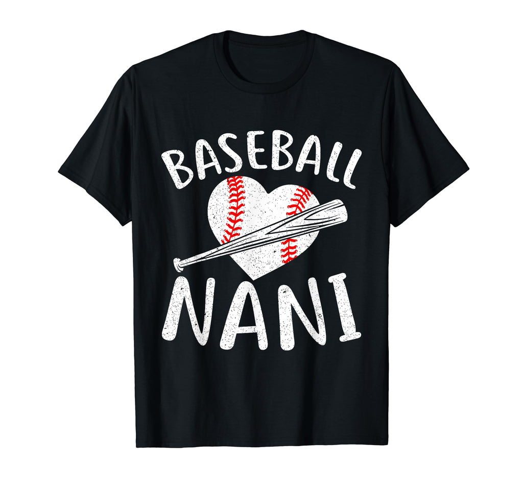 Baseball Nani Nana Grandma Baseball Nani T-Shirt - Graphic Print Unisex - T-Shirt, Sweatshirt, Hoodie