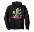 Cactus Serape Succulent Plant Cacti Hoodie - Minimalist Print for Adults - T-Shirt, Sweatshirt, Hoodie