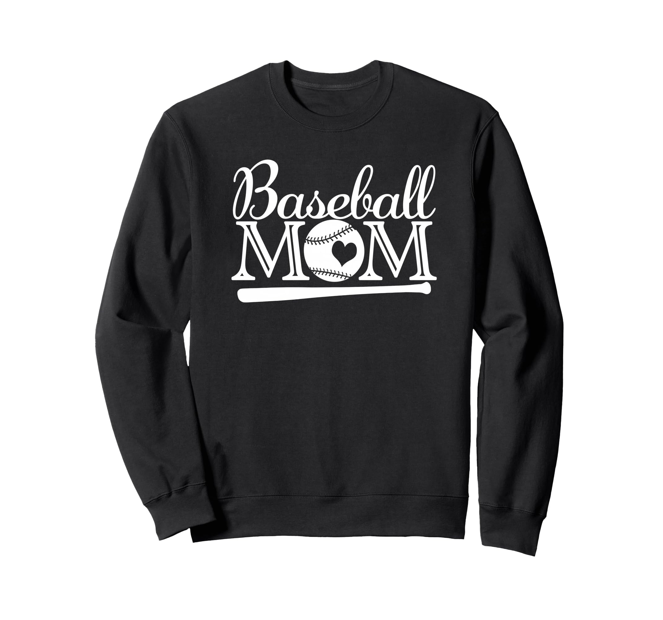 Baseball Mom Love Baseball Ball Sweatshirt - Custom Art Print for Adults - T-Shirt, Sweatshirt, Hoodie