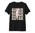 Lightning Groovy Proud Baseball Sister T-Shirt - Graphic Print Men Women - T-Shirt, Sweatshirt, Hoodie