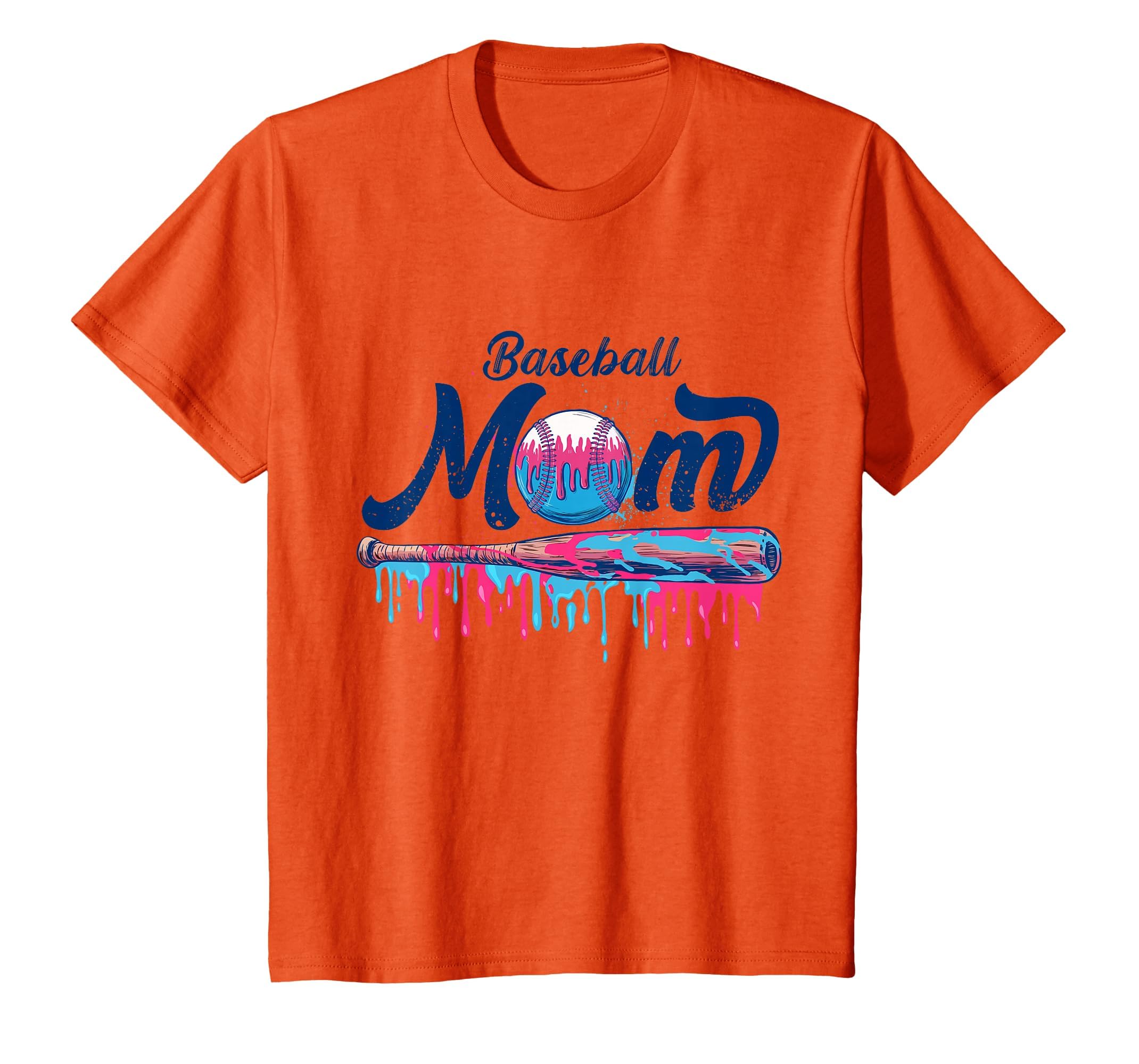 Baseball Drip Ice Cream Dripping T-Shirt - Minimalist Print Men Women - T-Shirt, Sweatshirt, Hoodie