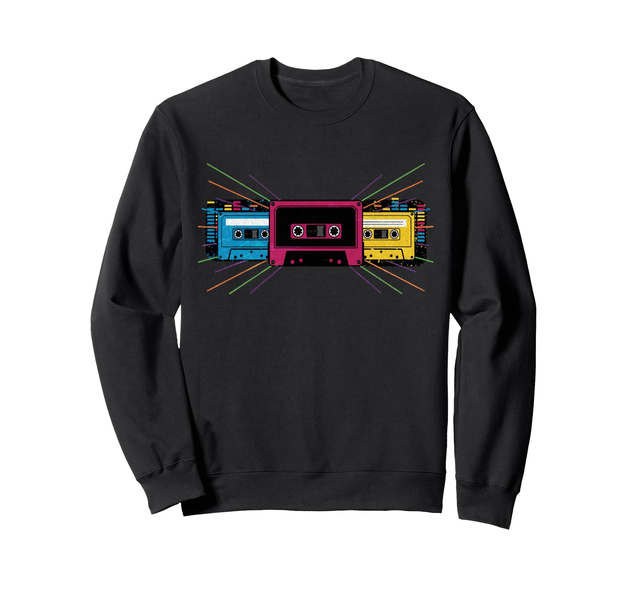 Old School Playlist Cassette Sweatshirt - Unique Graphic Men Women - T-Shirt, Sweatshirt, Hoodie