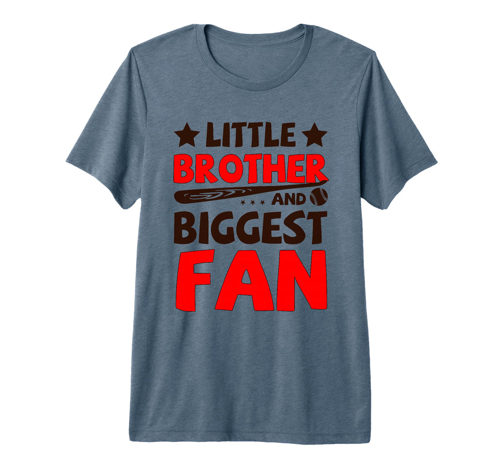Little Brother Biggest Fan Baseball Season T-Shirt - Trendy Graphic Unisex - T-Shirt, Sweatshirt, Hoodie