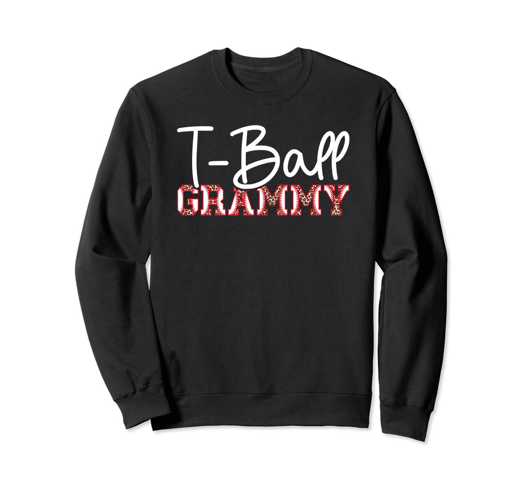 T Ball Grammy Leopard Baseball T Ball Sweatshirt - Novelty Apparel Unisex - T-Shirt, Sweatshirt, Hoodie