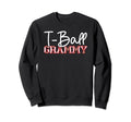 T Ball Grammy Leopard Baseball T Ball Sweatshirt - Novelty Apparel Unisex - T-Shirt, Sweatshirt, Hoodie