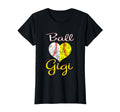 Womens Ball Gigi Baseball Grandma T-Shirt - Novelty Apparel for Adults - T-Shirt, Sweatshirt, Hoodie