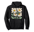 Daisy Flowers Minimal Floral Hoodie - Novelty Apparel for Adults - T-Shirt, Sweatshirt, Hoodie