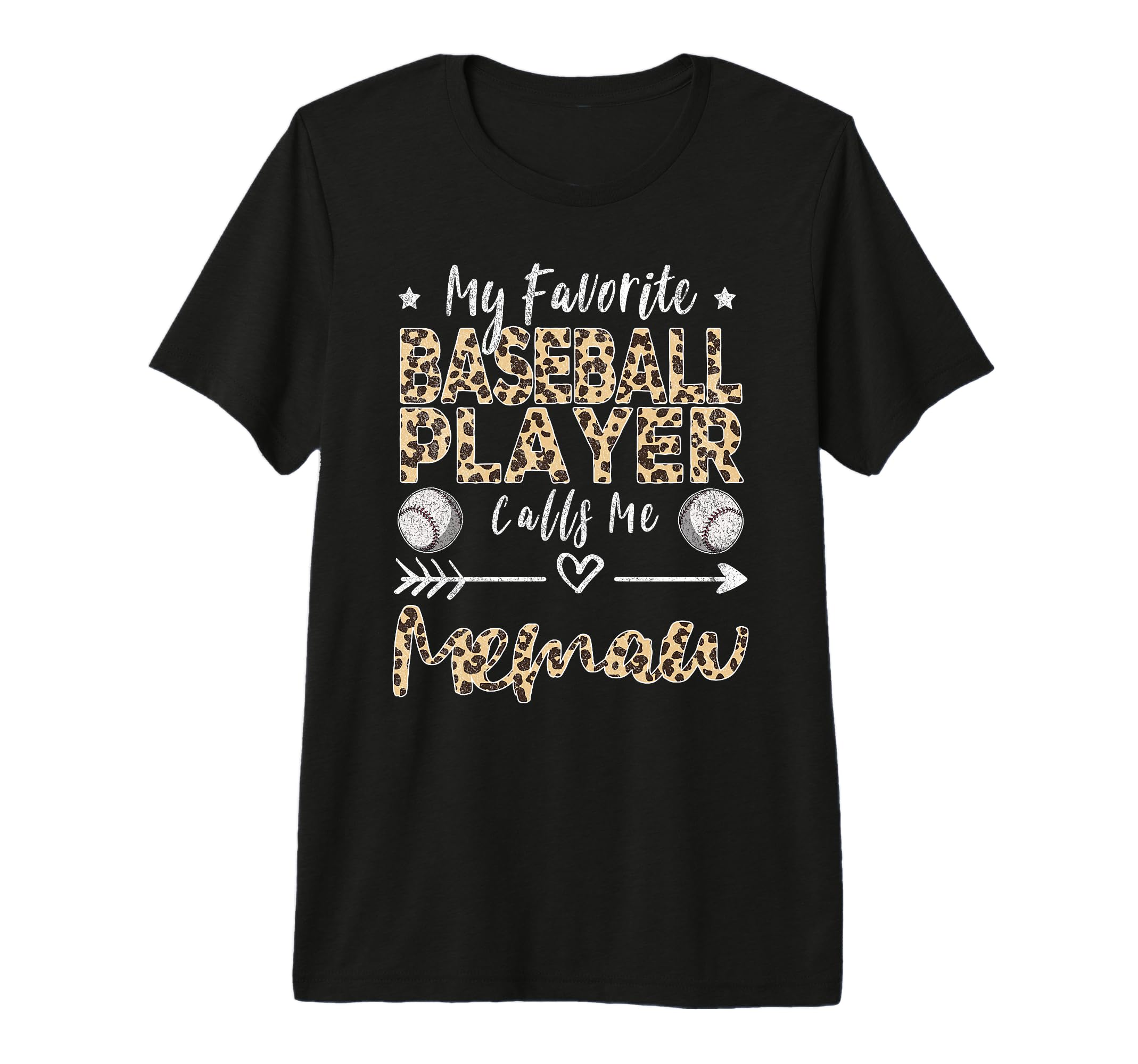 My Favorite Baseball Player Calls Me Memaw T-Shirt - Graphic Print Unisex - T-Shirt, Sweatshirt, Hoodie