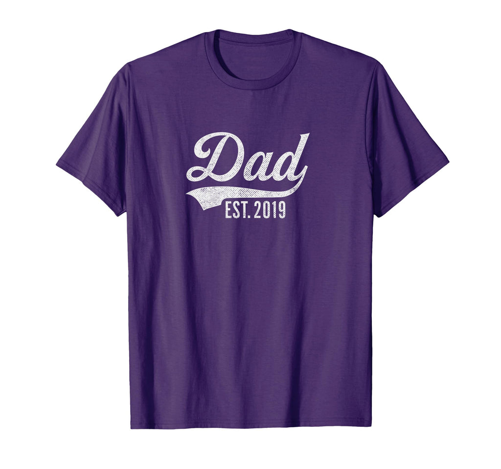 Mens Dad Est 2019 Expecting T-Shirt - Casual Everyday Wear for Adults - T-Shirt, Sweatshirt, Hoodie