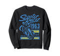 Scooter Racer Distressed Sweatshirt - Aesthetic Graphic Unisex - T-Shirt, Sweatshirt, Hoodie