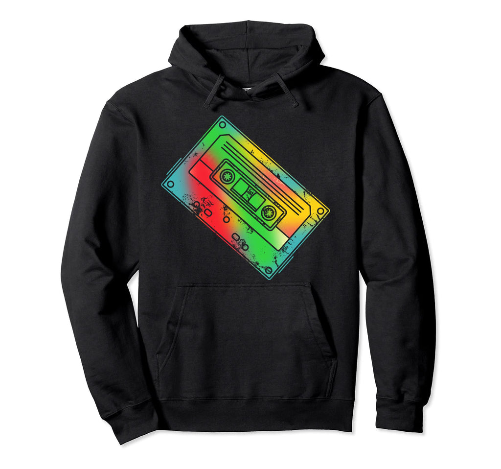 80S Music Lover Mixtape Eighties Cassette Hoodie - Aesthetic Graphic Unisex - T-Shirt, Sweatshirt, Hoodie