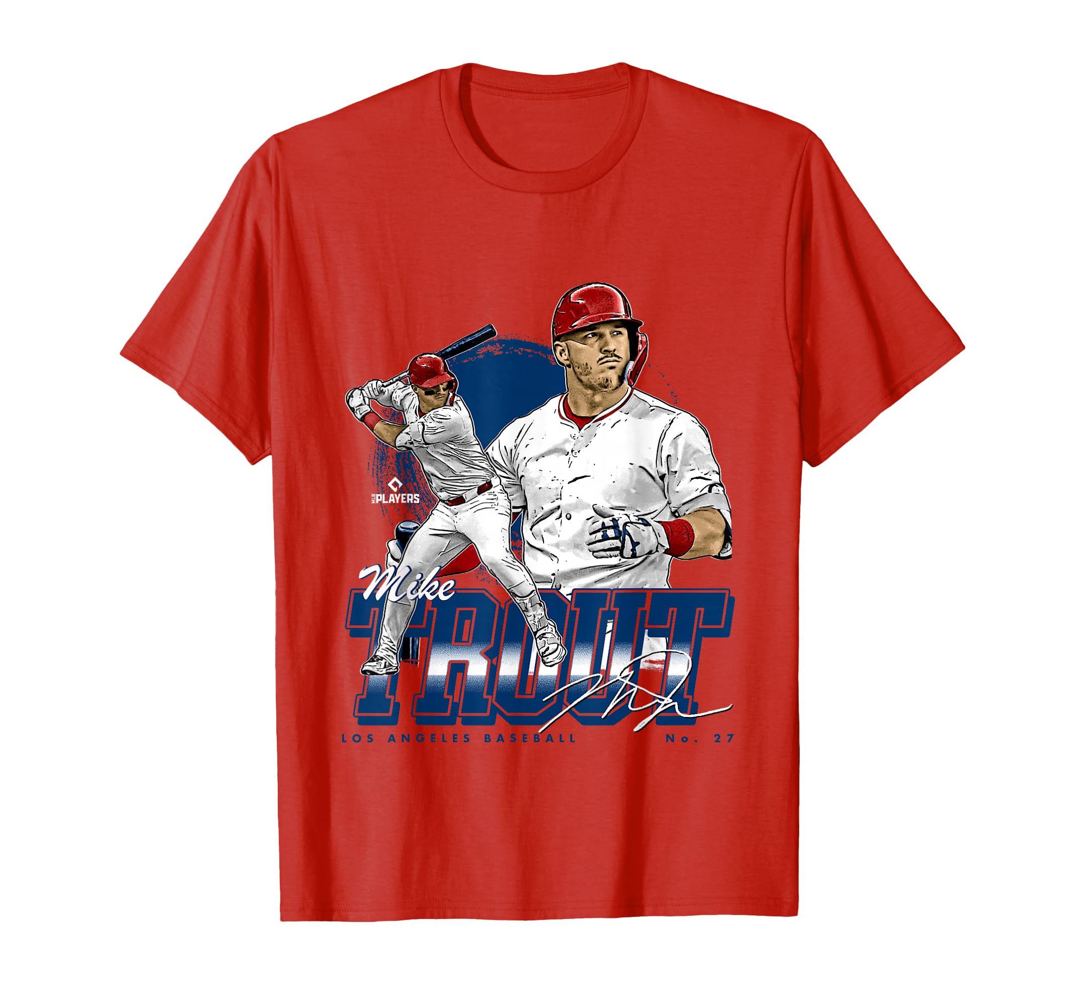 Mike Trout Los Angeles Mlb Baseball T-Shirt - Graphic Print Men Women - T-Shirt, Sweatshirt, Hoodie