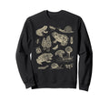 Frog Mushroom 90S Dark Academia Sweatshirt - Aesthetic Graphic Unisex - T-Shirt, Sweatshirt, Hoodie
