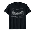 Wooden Roller Coaster Blueprint Crazy T-Shirt - Aesthetic Graphic Unisex - T-Shirt, Sweatshirt, Hoodie