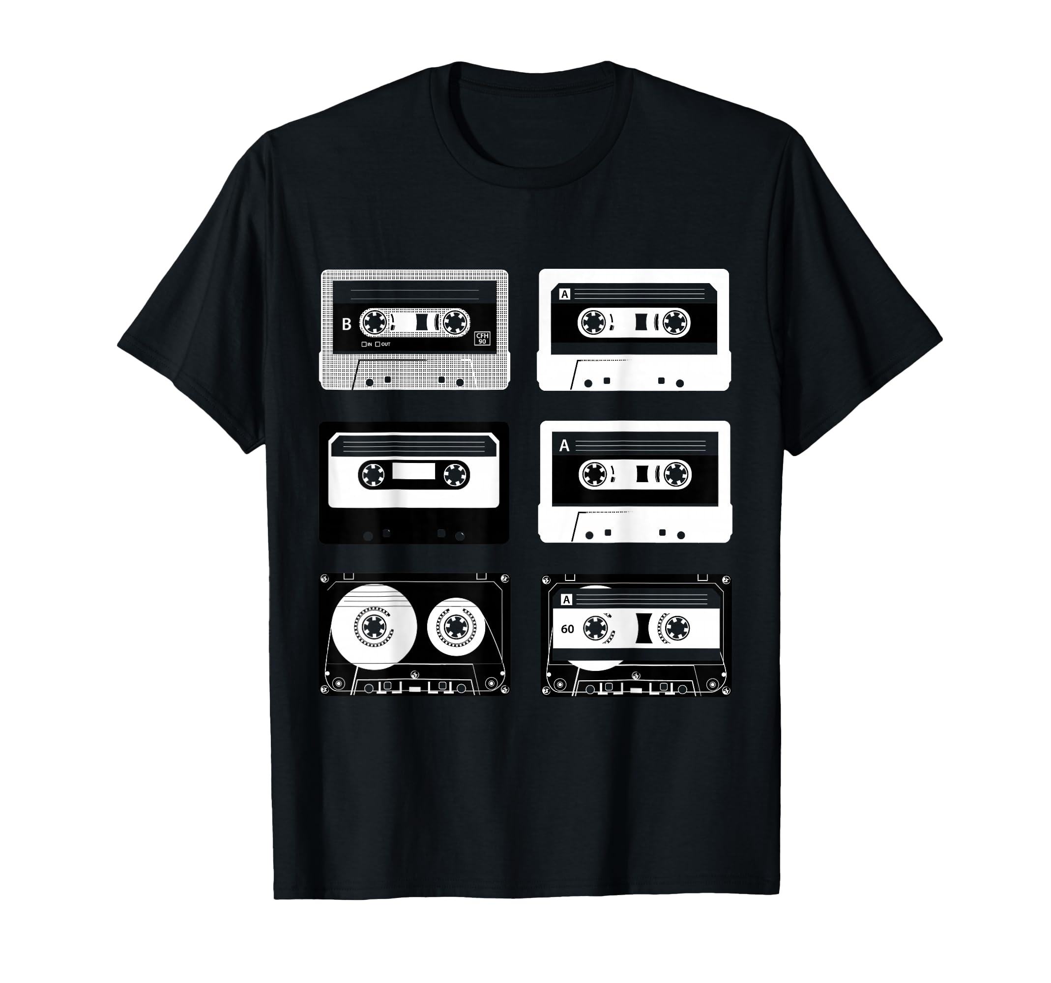 Cassette Tapes Audio Mixtapes T-Shirt - Casual Everyday Wear Men Women - T-Shirt, Sweatshirt, Hoodie