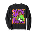 Jimi Hendrix Flames And Bubble Sweatshirt - Custom Art Print Men Women - T-Shirt, Sweatshirt, Hoodie
