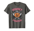 Howdy Pumpkin Autumn Western T-Shirt - Minimalist Print Men Women - T-Shirt, Sweatshirt, Hoodie